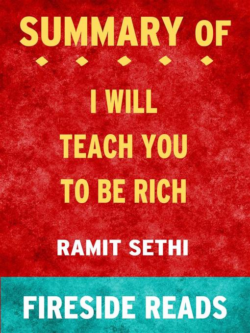 Cover image for I Will Teach You to Be Rich by Ramit Sethi